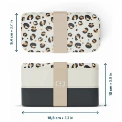 Best Monbento Bento 2 compartiments Original | Léopard