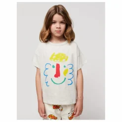 New Bobo Choses Bermuda Denim Tambours | Ecru