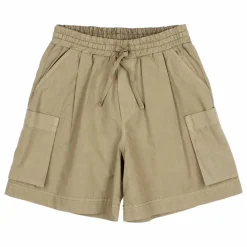 Búho Bermuda Popeline Coton Bio | Vert kaki Discount