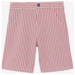 Tartine et Chocolat Bermuda Rayé | Rouge New