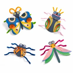Djeco Bestioles en fils chenille Multicolore Sale