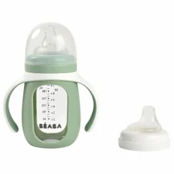 Béaba Biberons|Puériculture|Biberon d'apprentissage en verre |
