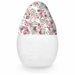 Elhée Biberon en silicone médical et tétine physiologique Mimosa Field - x Liberty | Rose