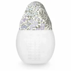 Elhée Biberon en silicone médical et tétine physiologique Joanna Louise - x Liberty | Lavande Hot