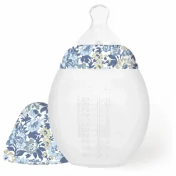 Elhée Biberon en silicone médical et tétine physiologique Honey Dew - x Liberty |