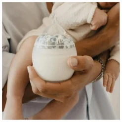 Elhée Biberon en silicone médical et tétine physiologique Mimosa Field - x Liberty |