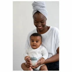 Discount Elhée Biberon en silicone médical et tétine physiologique | Vert kaki