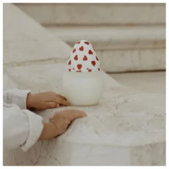 Discount Elhée Biberon en silicone médical et tétine physiologique Full of Love Rouge