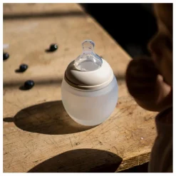 Discount Elhée Biberon en silicone médical et tétine physiologique | Beige