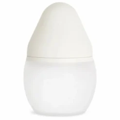 Elhée Biberon en silicone médical et tétine physiologique Blanc