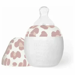 Elhée Biberon en silicone médical et tétine physiologique Graouu | Rose pâle Outlet