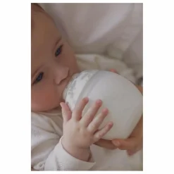 Elhée Biberon en silicone médical et tétine physiologique Toile de Jouy - x Tartine et Chocolat |