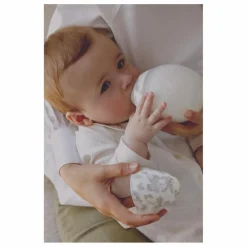 Elhée Biberon en silicone médical et tétine physiologique Toile de Jouy - x Tartine et Chocolat |