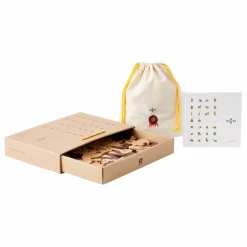 OIOIOOI Blocs alphabet en bois Multicolore