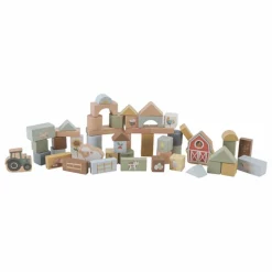 Little Dutch Blocs de construction en bois FSC - Little Farm Multicolore