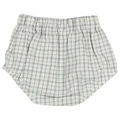 New Búho Bloomer Mini Check Coton Bio | Ecru