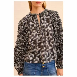 Discount Ulla Johnson Blouse Azrou | Noir