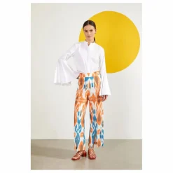 Maria de la Orden Blouse Bellflower | Blanc Online