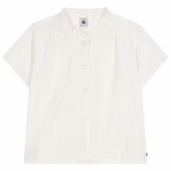 Enfant Petit Bateau Blouse Bichou Popeline Coton Bio |