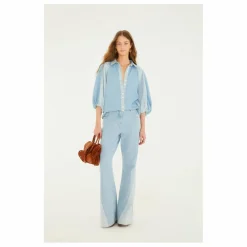 Femme Farm Rio Blouse Bicolore Denim |