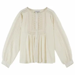 Emile et Ida Blouse Caitlyn Dentelle | Crème Hot