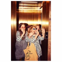 Piupiuchick Blouse Carreaux Coton Bio | Bleu Best