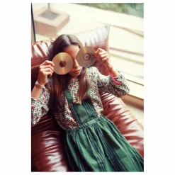 Piupiuchick Blouse Carreaux Fleurs | Vert Hot