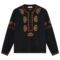 Femme Maison Hotel Blouse Chandelier Bruna Coton Flammé |