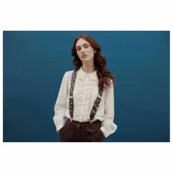 Emile et Ida Blouse Charline Brodée | Crème Clearance