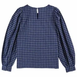 Emile et Ida Blouse Christia Gramercy Carreaux | Bleu