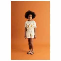 the new society Blouse Clémentine Broderie | Ecru Discount