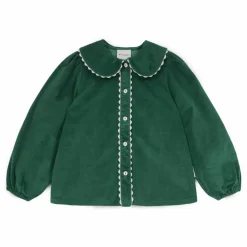 Enfant Mipounet Blouse Col Claudine Emma Velours |