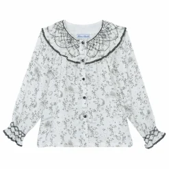 Enfant Tartine et Chocolat Blouses, T-Shirts|Blouse Col Smocké |
