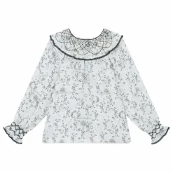 Enfant Tartine et Chocolat Blouses, T-Shirts|Blouse Col Smocké |