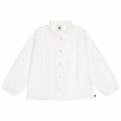 Enfant Petit Bateau Blouse Col Volants |
