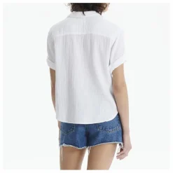 Online Xirena Blouse Cruz Gaze de Coton | Blanc