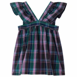 Enfant Bonpoint Blouses, T-Shirts|Blouses, T-Shirts|Blouse Elea Carreaux Coton Bio |