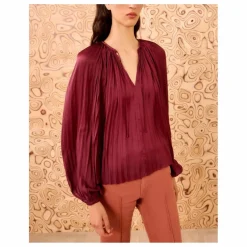 Ulla Johnson Blouse Electra | Bordeaux Best