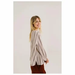 Femme Sacrécoeur Blouses, Chemises|Blouse Ella Canyon Rayée |