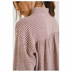 New Sacrécoeur Blouse Emma Newport Carreaux | Rouge