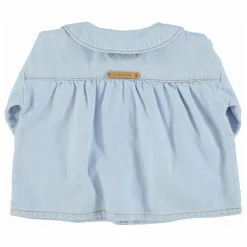 Enfant Piupiuchick Blouses, T-Shirts|Blouses, T-Shirts|Blouse en Jean Col Claudine |