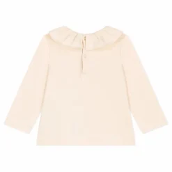 Petit Bateau Blouse en Jersey | Ecru