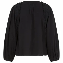 Clearance BELLEPIECE Blouse Evita Crépon | Noir