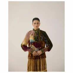 Femme CORD Blouse Farmer Lakeside Velours |