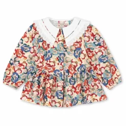 Enfant Konges Sløjd Blouses, T-Shirts|Blouses, T-Shirts|Blouse Fleurie Coton Bio |