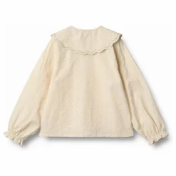 Wheat Blouse Flora Col Claudine Coton Bio | Beige Sale