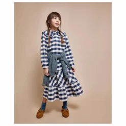 Enfant Búho Blouse Gingham Carreaux |