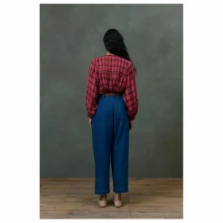 Femme Louise Misha Blouse Jally Alpenglow Carreaux Double Gaze de Coton Bio - Collection Femme |