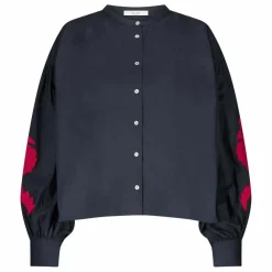 New By Bar Blouse Janet | Bleu nuit