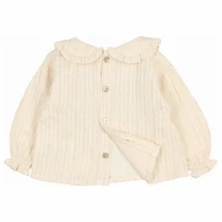 Discount Búho Blouse Lurex Coton Bio | Ivoire